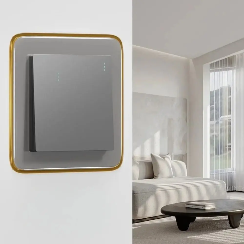 Simple Dustproof Switch Protective Cover Anti-Dirty Protective Decorative Frame Switch Sticker Living Room