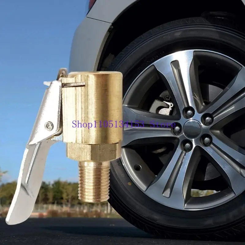 hg89 8mm Car Tire Inflator Valve Nozzle Chuck Tyre Inflator Pump Valve Quick Clip Connector Accessories