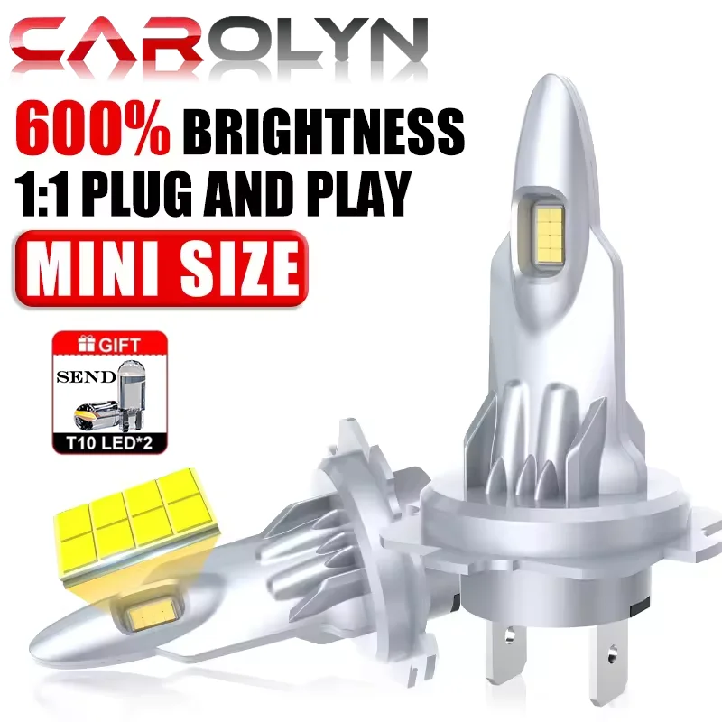 

H7 Car LED Headlight Bulb LED Lamps Car Lights 6500K White H1 Bulb Lamp 1:1 Mini Auto Bulbs 12V 24V