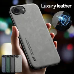 Skin Feeling Magnetic Case for Apple iPhone 16e iPhone 16 Pro Max Plus Protective Cover Shockproof Coque Funda Capa