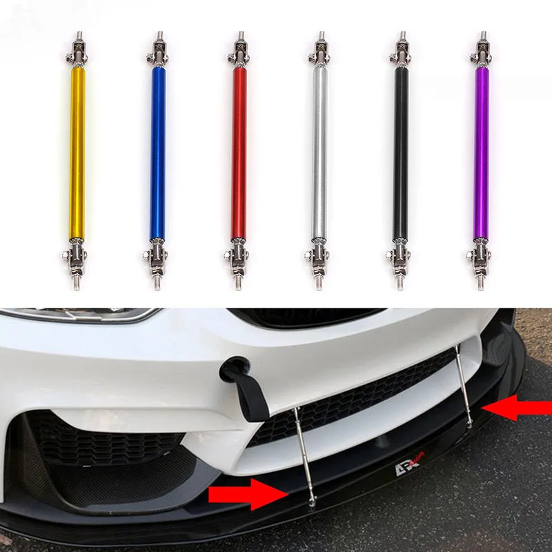 Car Surround Front Shovel Pull Rod Decoration Adjustable Front Lip Universal Modification Telescopic Nondestructive Installation