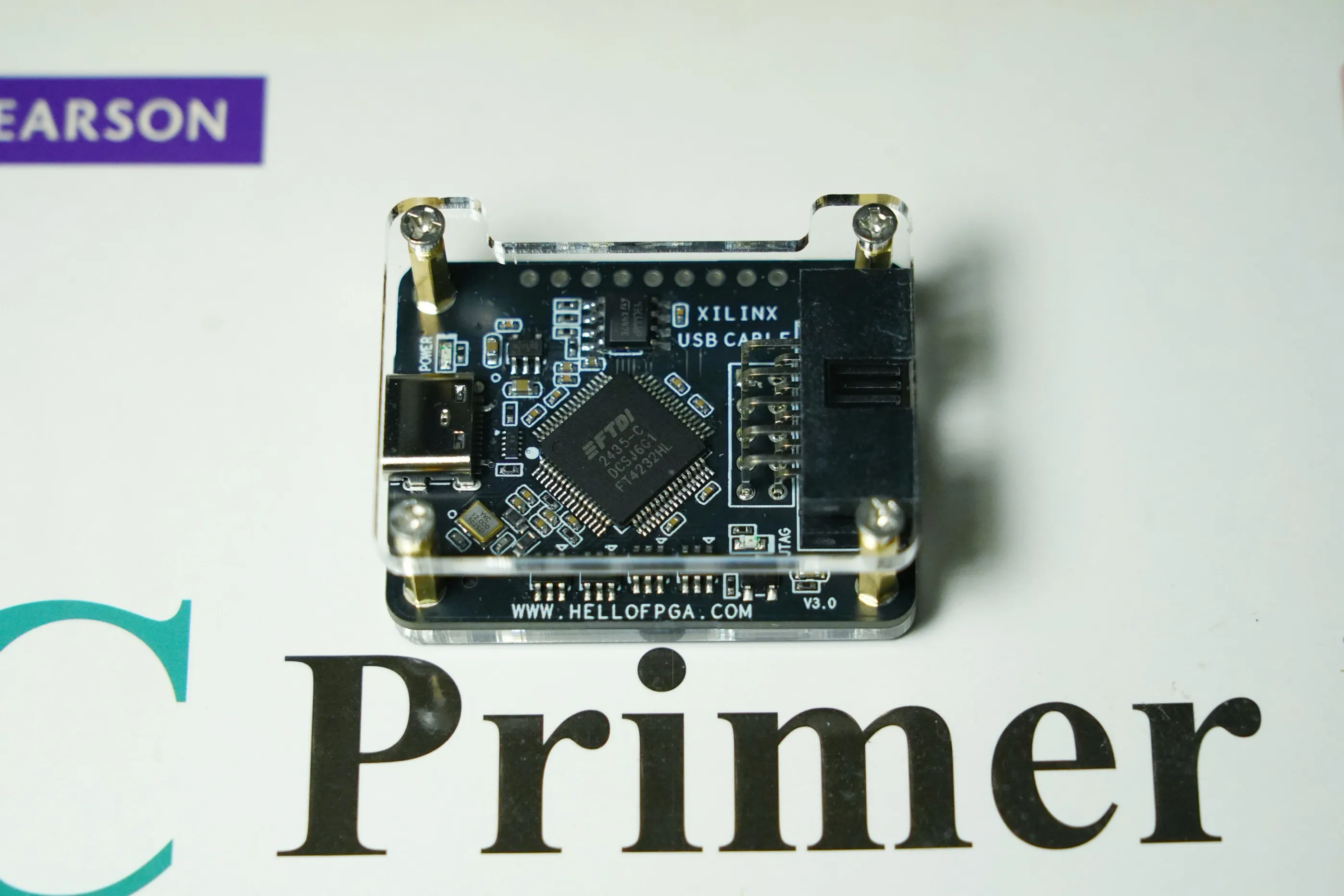 FPGA Programmer 10 Pin JTAG Download Cable with FT Chip Compatible with XILINX
