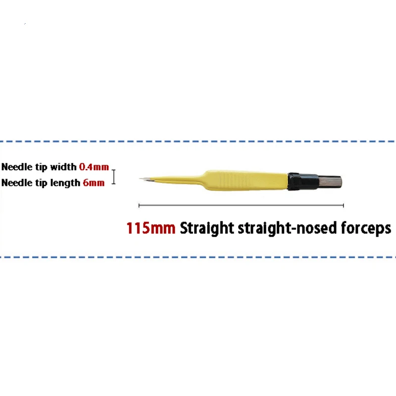 Le pinze per elettrocoagulazione bipolari gialle possono essere disinfettate ad alta temperatura e alta pressione
