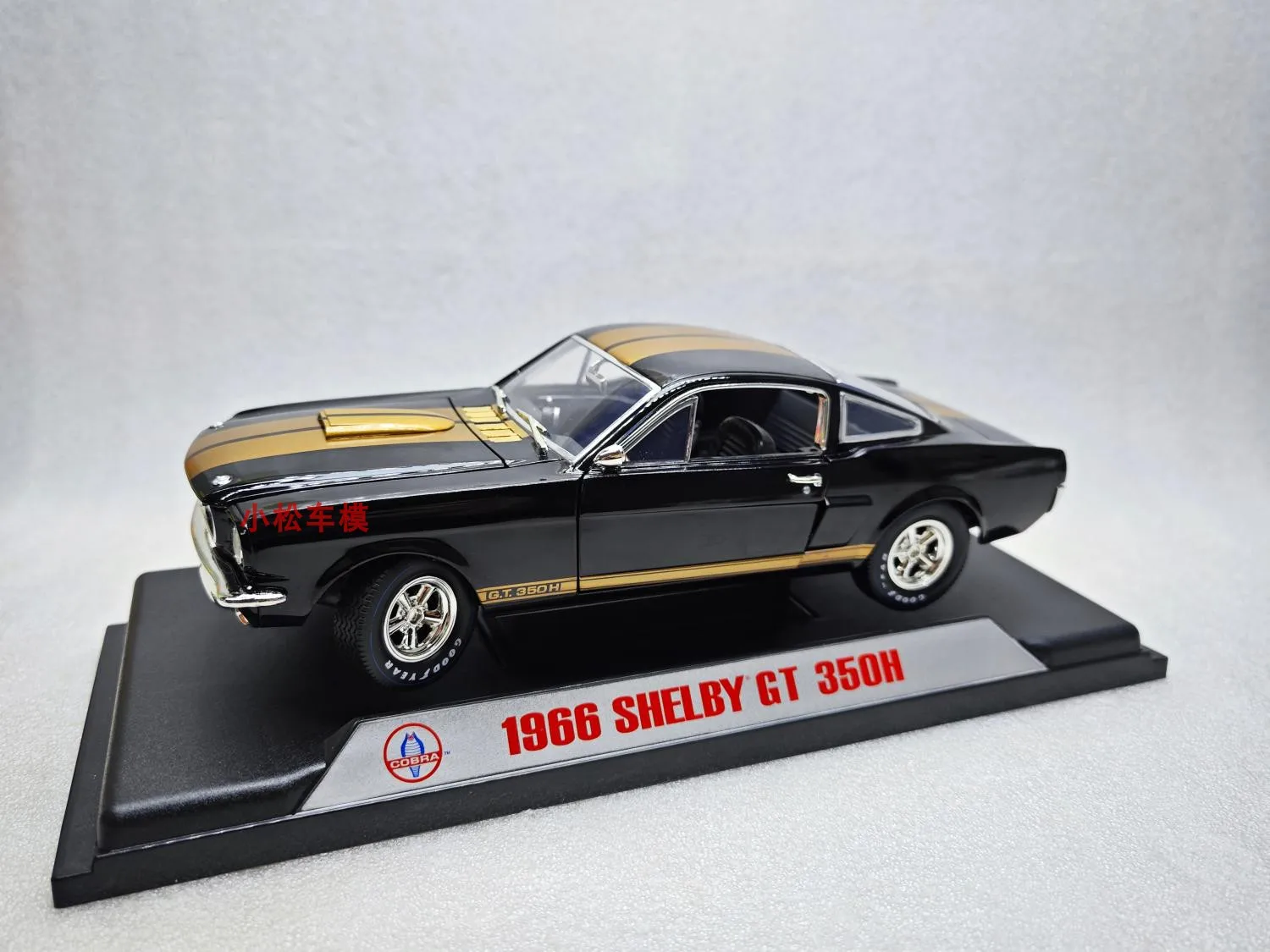 1:18 1966 Shelby GT 350H High Simulation Alloy Car Model Collectible Toy Gift Souvenir Display Ornament