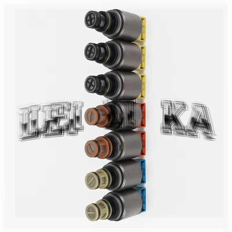 7 قطع/مجموعة 6hp21 طقم الملف اللولبي لناقل الحركة - جزء استبدال جسم الصمام، يناسب BMW 2007-2010، ملحقات السيارة المميزة للسيارات