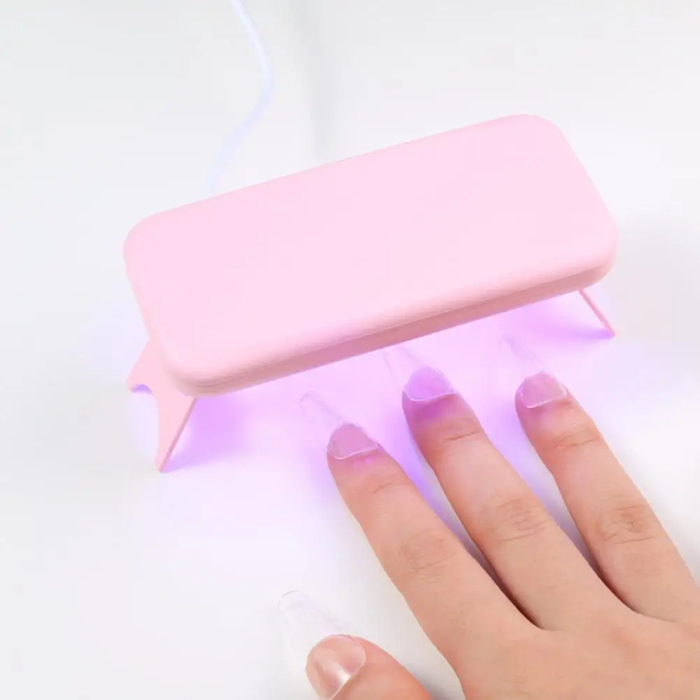 Lampe à ongles LED portable, lampe de cuisson UV portable, machine de luminothérapie LED compacte et pliable, vernis à ongles rapide pour les voyages