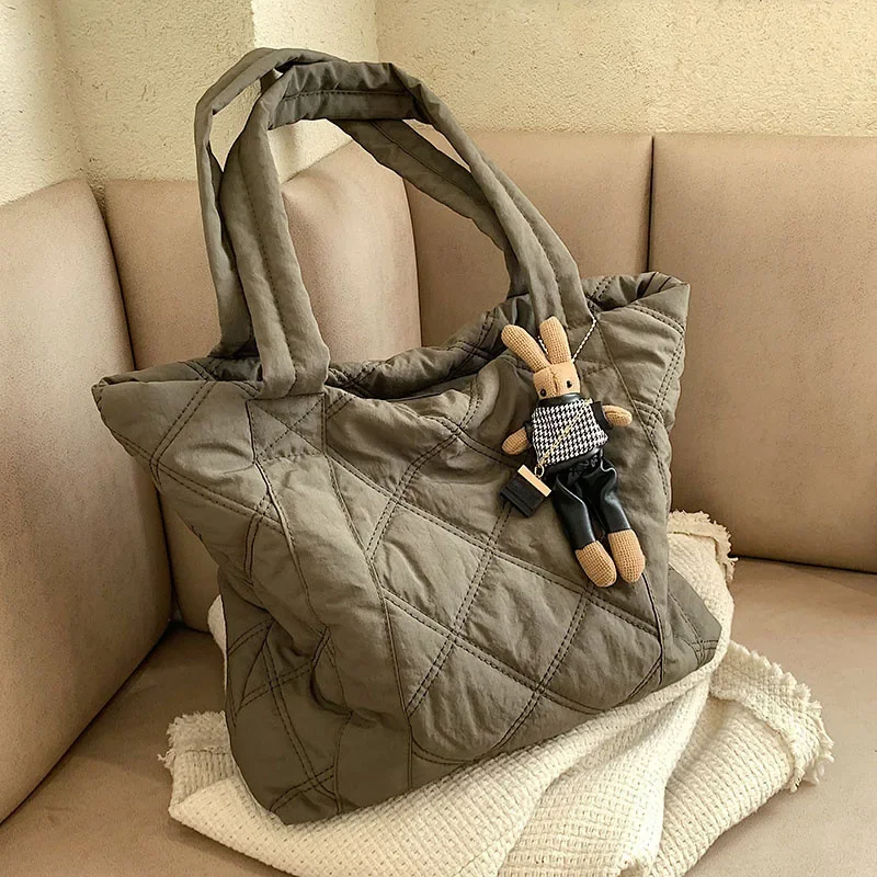 

Tote Bag Shoulder Bag Casual Handbag for Women Trendy Ins Crossbody Bag Winter Underarm Purse Korean Style Youth Bag