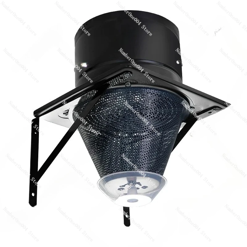 

Strong Exhaust Fan Diameter Kitchen Range Hood Oil Collector Fixed Ventilator
