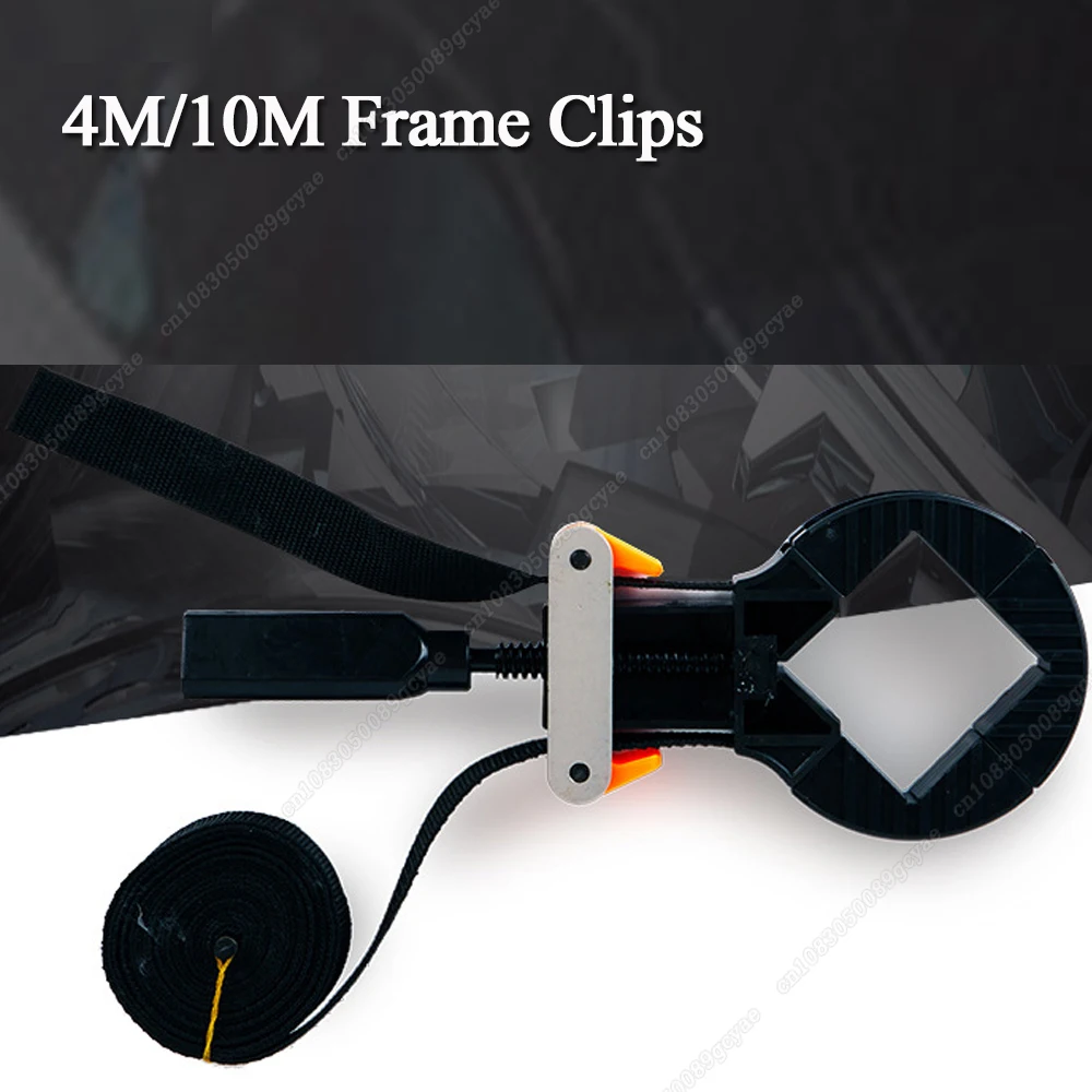 4M/10M Frame Clips Multifunction Blet Clamp Quick Adjustable Band Clamp Polygonal Clip 90 Degrees Right Angle Woodworking Tools