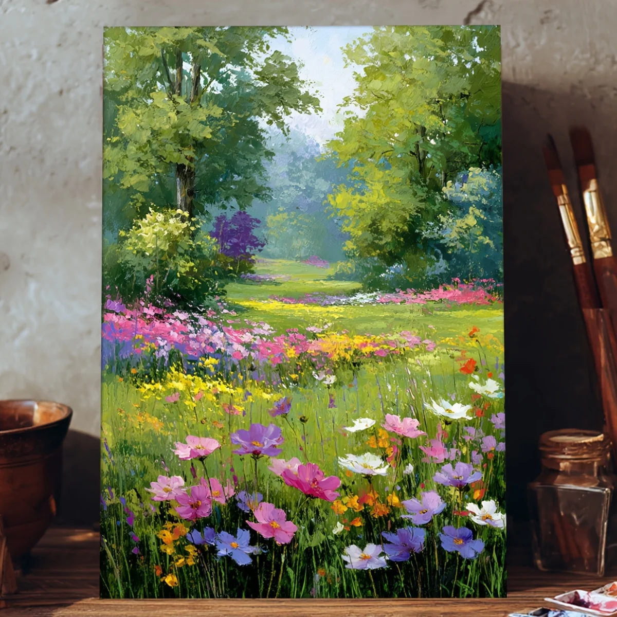 

500/1000/1200/2000PCS Puzzle A Field of Wildflowers Jigsaw Leisure and Entertainment Suitable for Art Enthusiasts