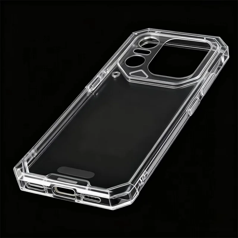 حافظة هاتف من السيليكون الناعم لهاتف Blackview Xplore 1 غطاء هاتف من البولي يوريثان الحراري حافظة شفافة سوداء لهاتف Blackview BVXplore1 غلاف واقي #5