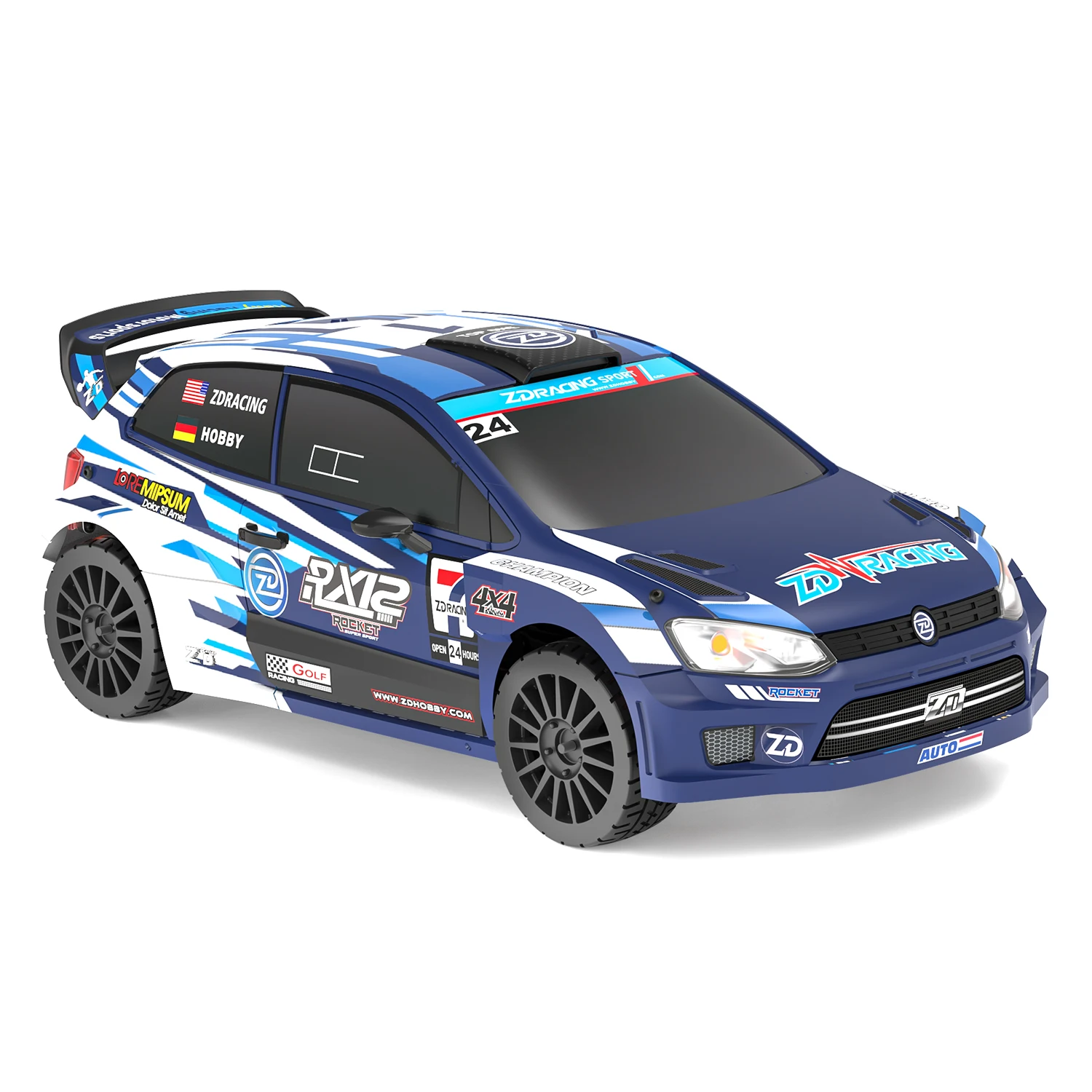 ZD RX12 RCラリーカー 1/12 シミュレーションRCリモートコントロールモデル 高速ブラシレス四輪駆動オフロードレーシングカー おもちゃ ギフト