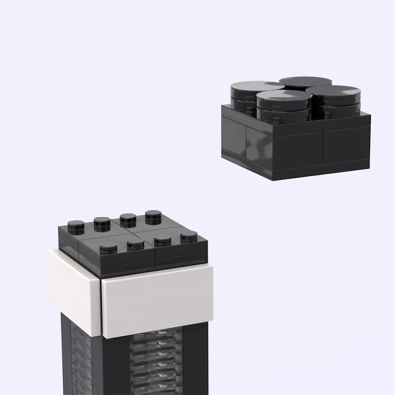 City Street View Model MOC Building Bricks Business Office Building Modular Technology Children Holiday Gifts Assemble Toys Suit