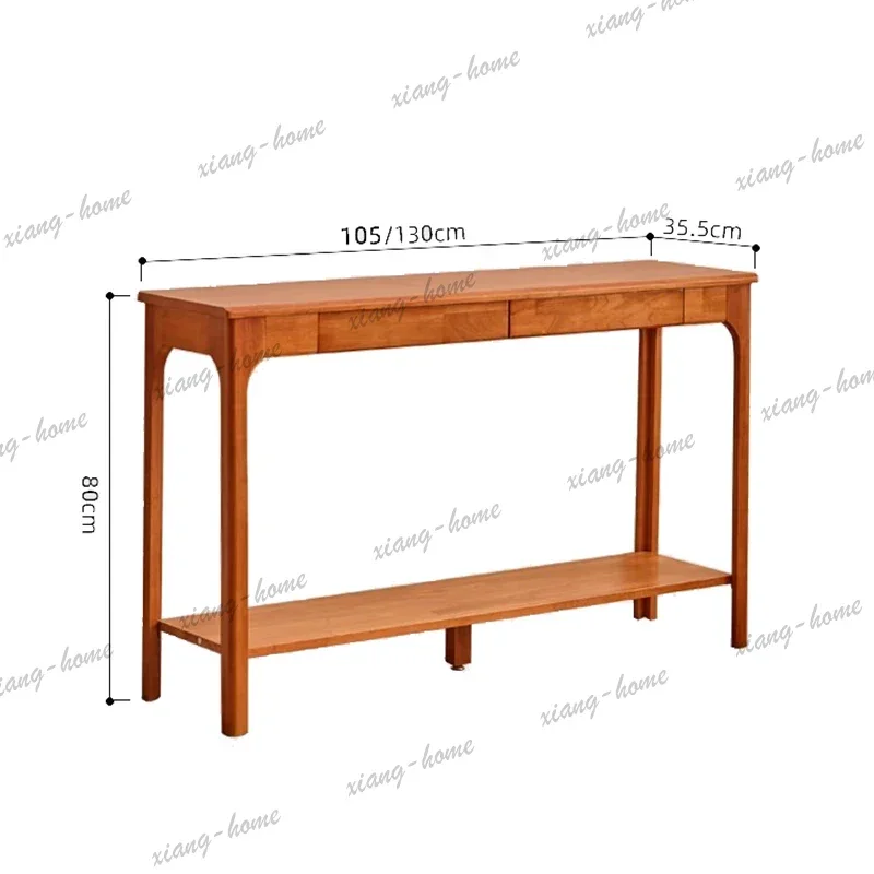 LJY Elegant And Subtle Console Table Classic Premium Minimalist Rustic Console Table With Drawers Design Console Meuble Furnitur