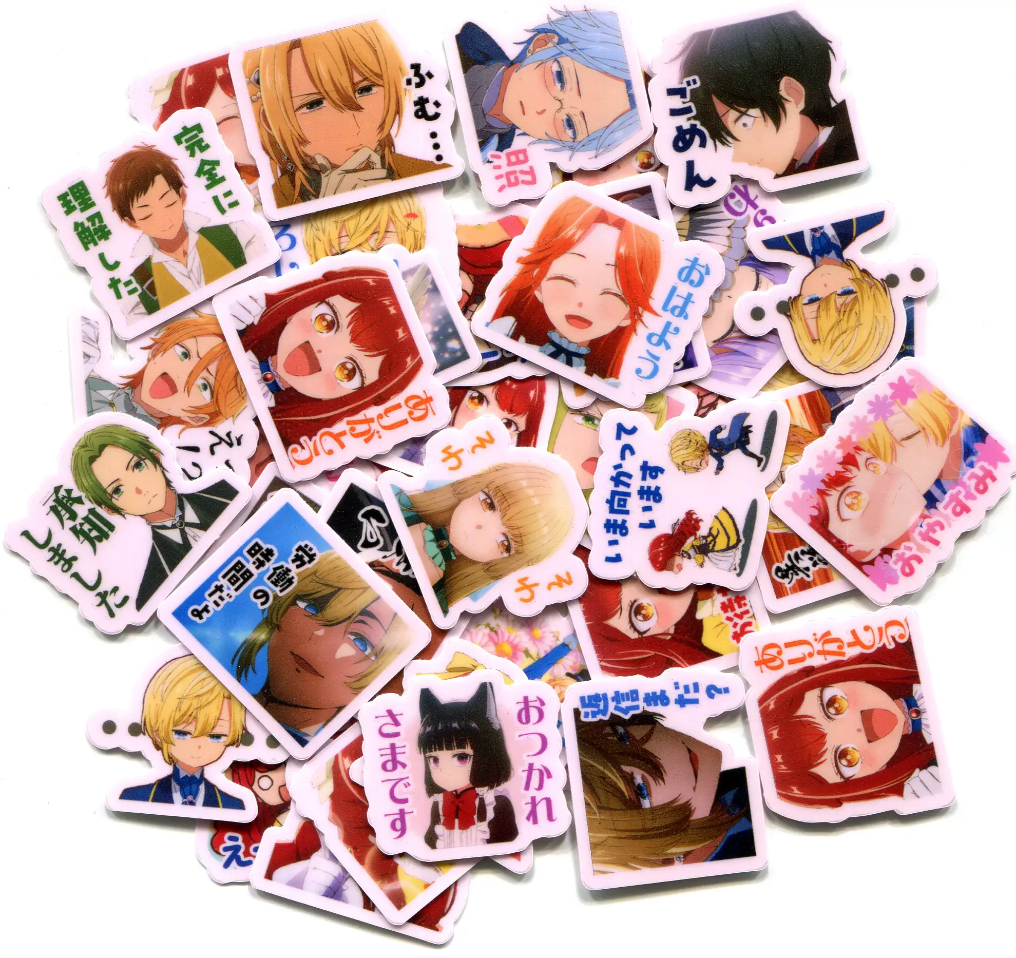 40pcs/pack Observation Records of My Fiancée 2-3cm waterproof DIY  sticker