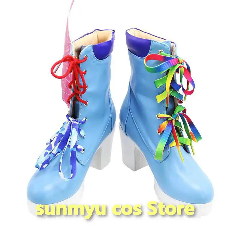 kamen-ex-aid-nico-saiba-blue-boots-cosplay-shoes-customize-size