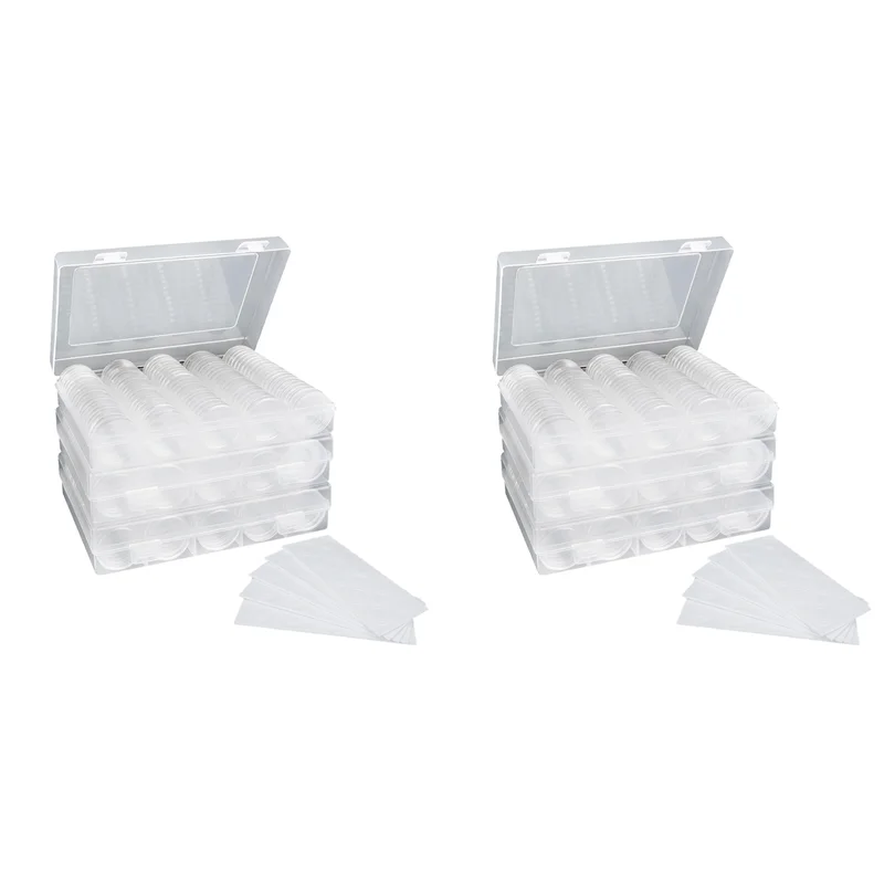 【Livraison Rapide】Coin Capsules 30Mm Plastic Coin Holders, Coin Collection Supplies With Foam Protect Gasket(17/20/25/27/30Mm)-6