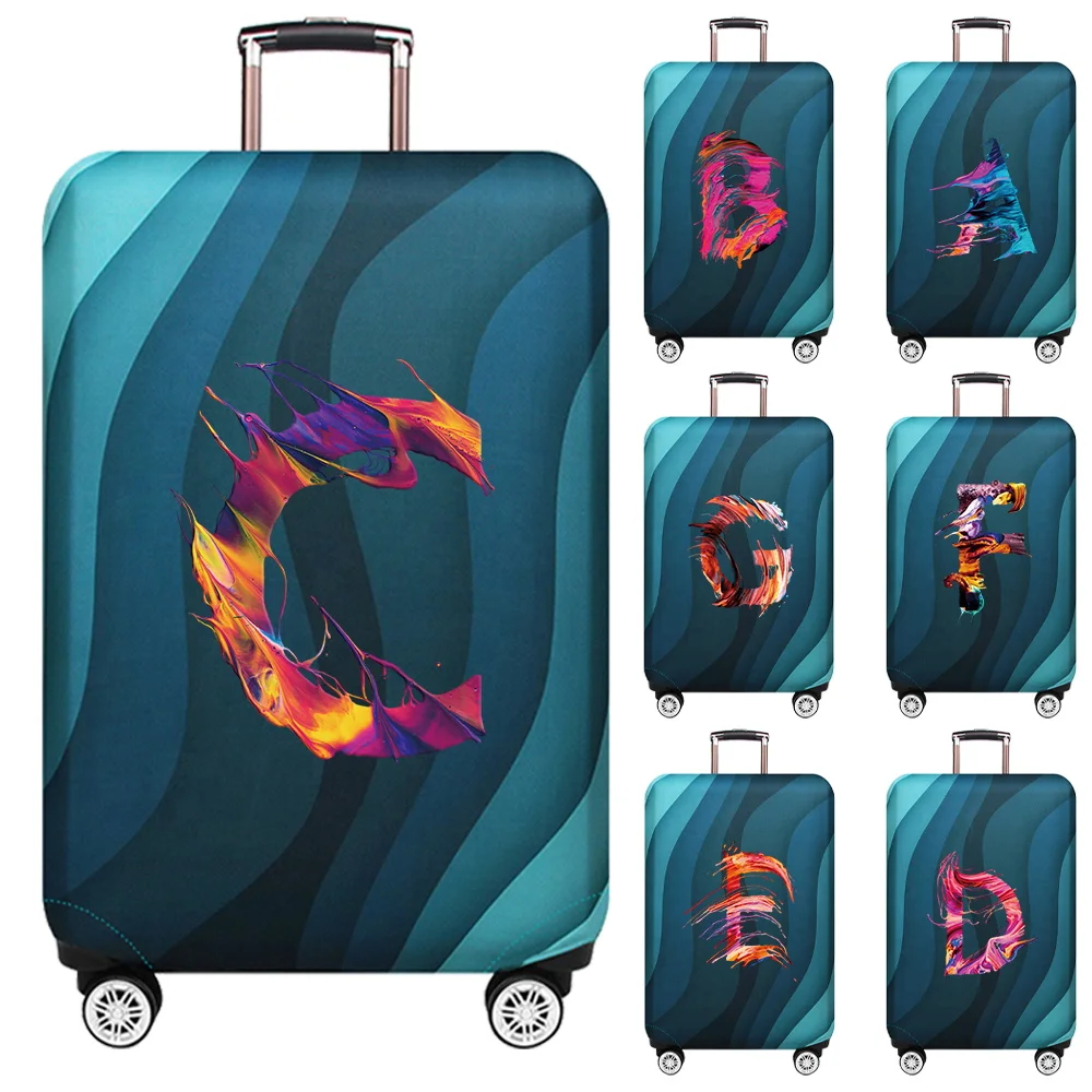 

Luggage Cover Suitcase Cover Protector Suitcase For 18-32 Inch Luggage Stretch Paint Series Pattern Travel Accessories