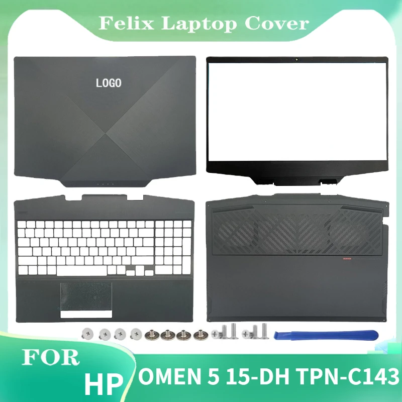 

NEW Original Laptop Cover For HP OMEN 5 15-DH TPN-C143 Series LCD Back Cover/Front Bezel/Palmrest/Bottom Case L57320-001