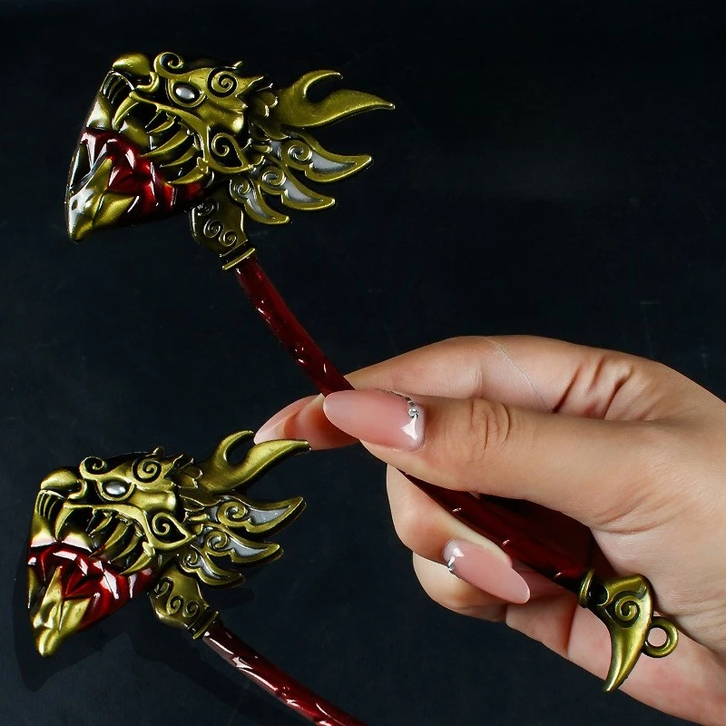 ของตกแต่งโต๊ะทำงานรูปขวาน Shattered Silence ขนาด 18 ซม. ของสะสมจากเกม ของขวัญวันเกิดสุดสร้างสรรค์สำหรับแฟนหนุ่ม ของเล่นเด็กผู้ชาย