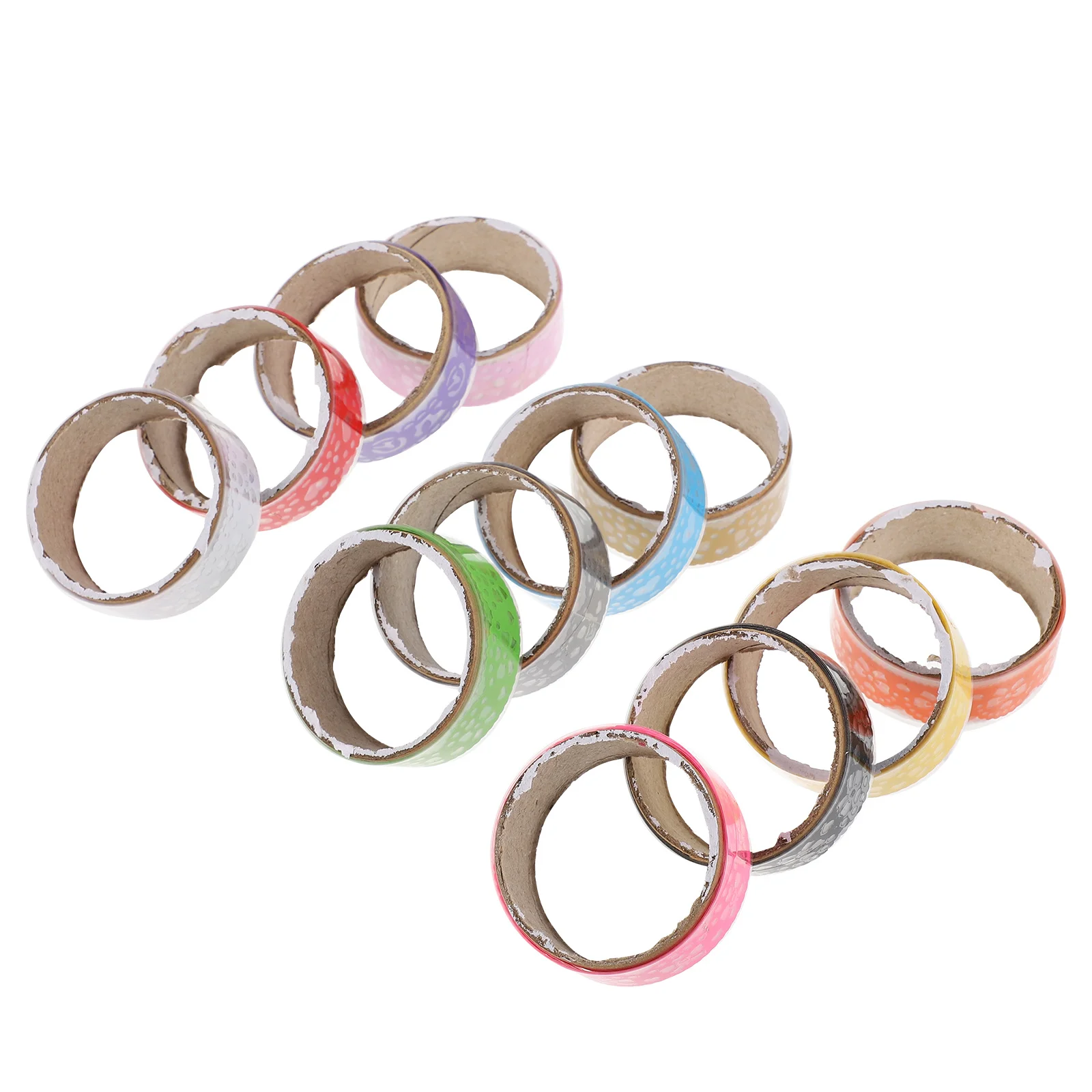 12 قطعة أشرطة الدانتيل الأنيقة المجوفة ذاتية اللصق لألبومات الصور سكرابوكينغ DIY بها بنفسك اكسسوارات الديكور شريط دانتيل مجوف