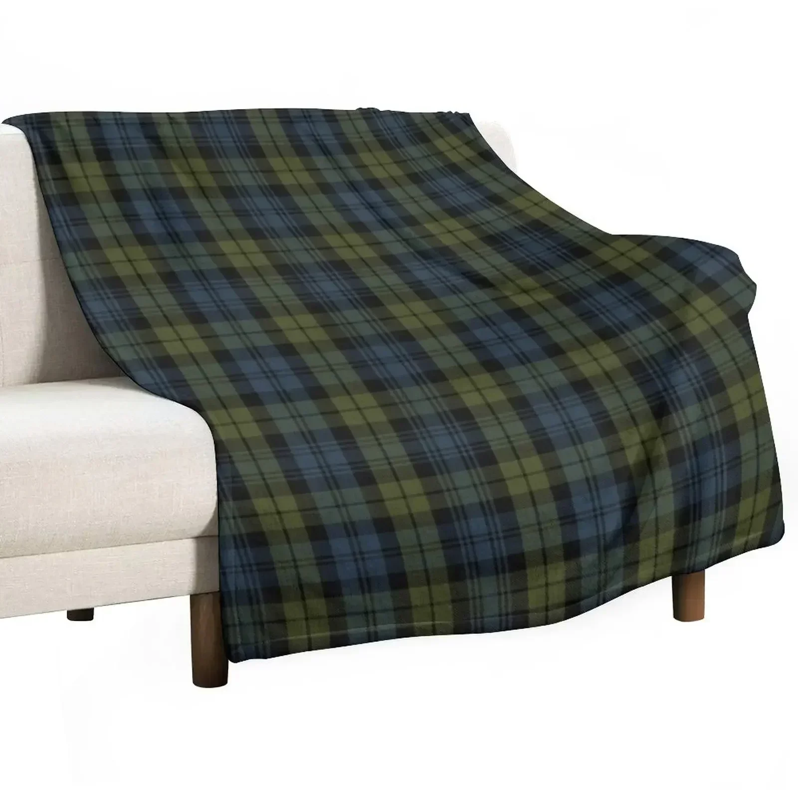 

Campbell Clan Tartan (High Res) Throw Blanket Hair Camping Picnic Personalized Gift Blankets