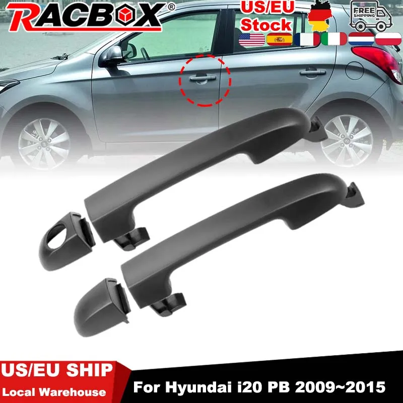 Front Rear Car Exterior Door Handle For Hyundai i20 PB 2009 2010 2012-2015 Left Right Outer Door Handles Auto Replacement Part