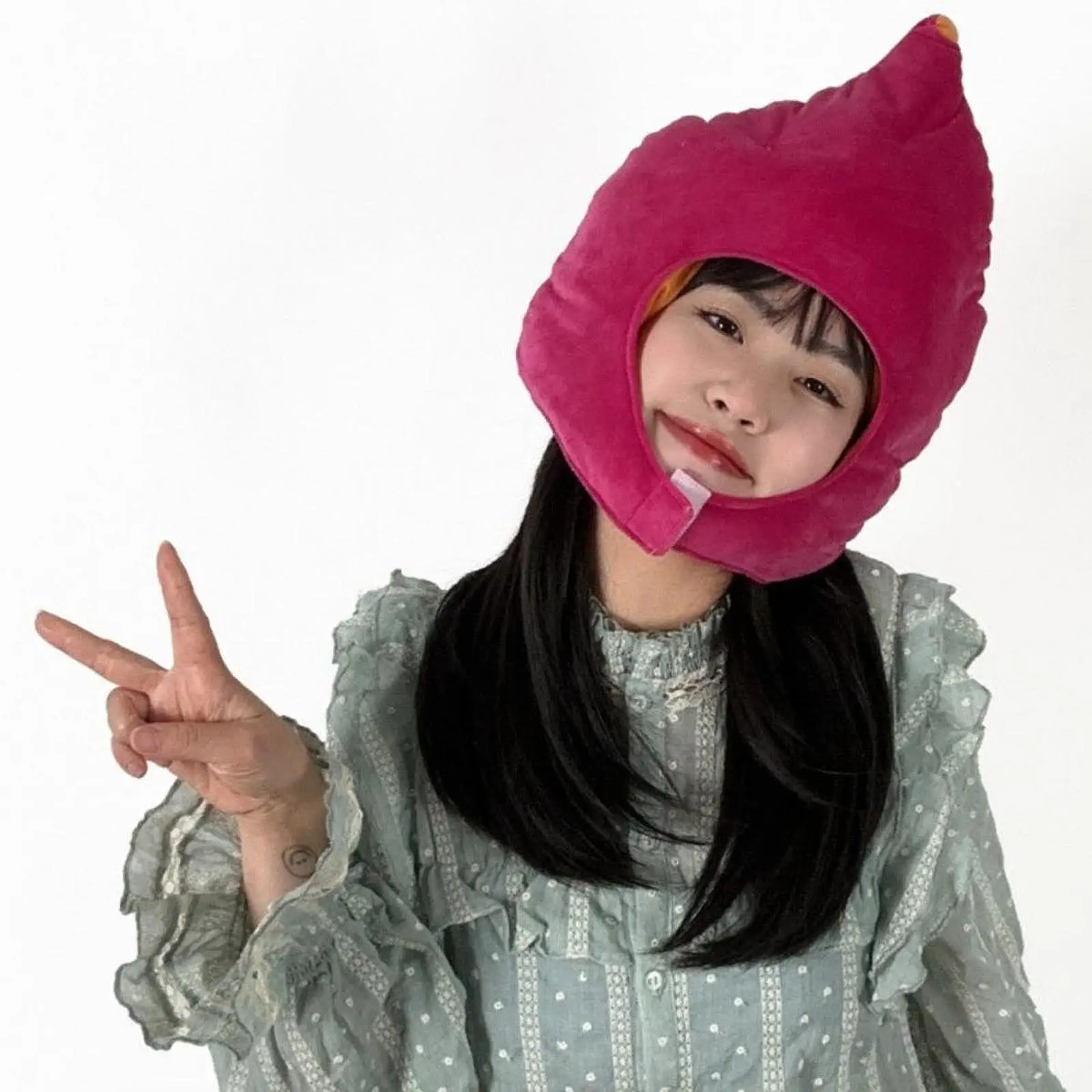 Pluche hoofddeksel Zoete aardappelhoed Cartoon Selfie voor kinderen Volwassenen Feestkap Mooie schattige grappige nieuwigheid Headwrap Festival hoofddeksels