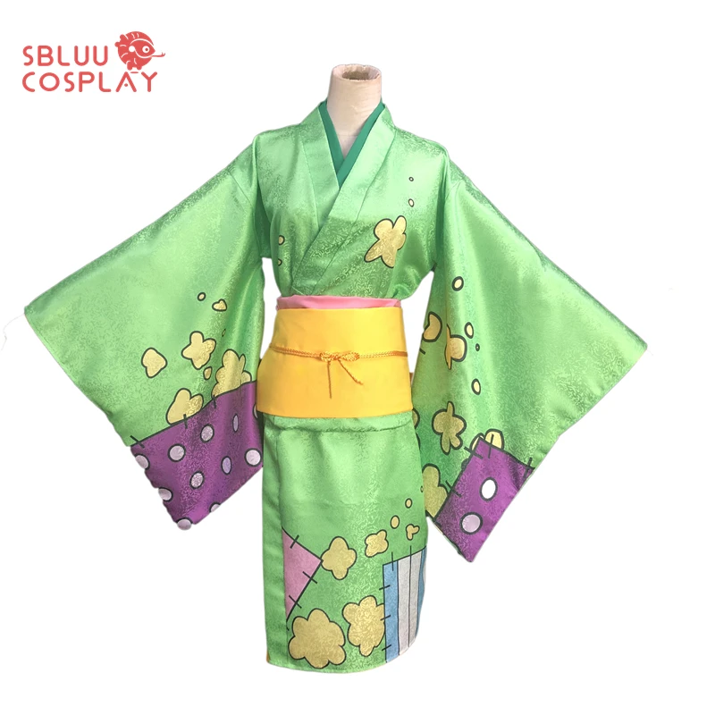 SBluuCosplay Anime Wano Country Otama Kimono Cosplay Costume