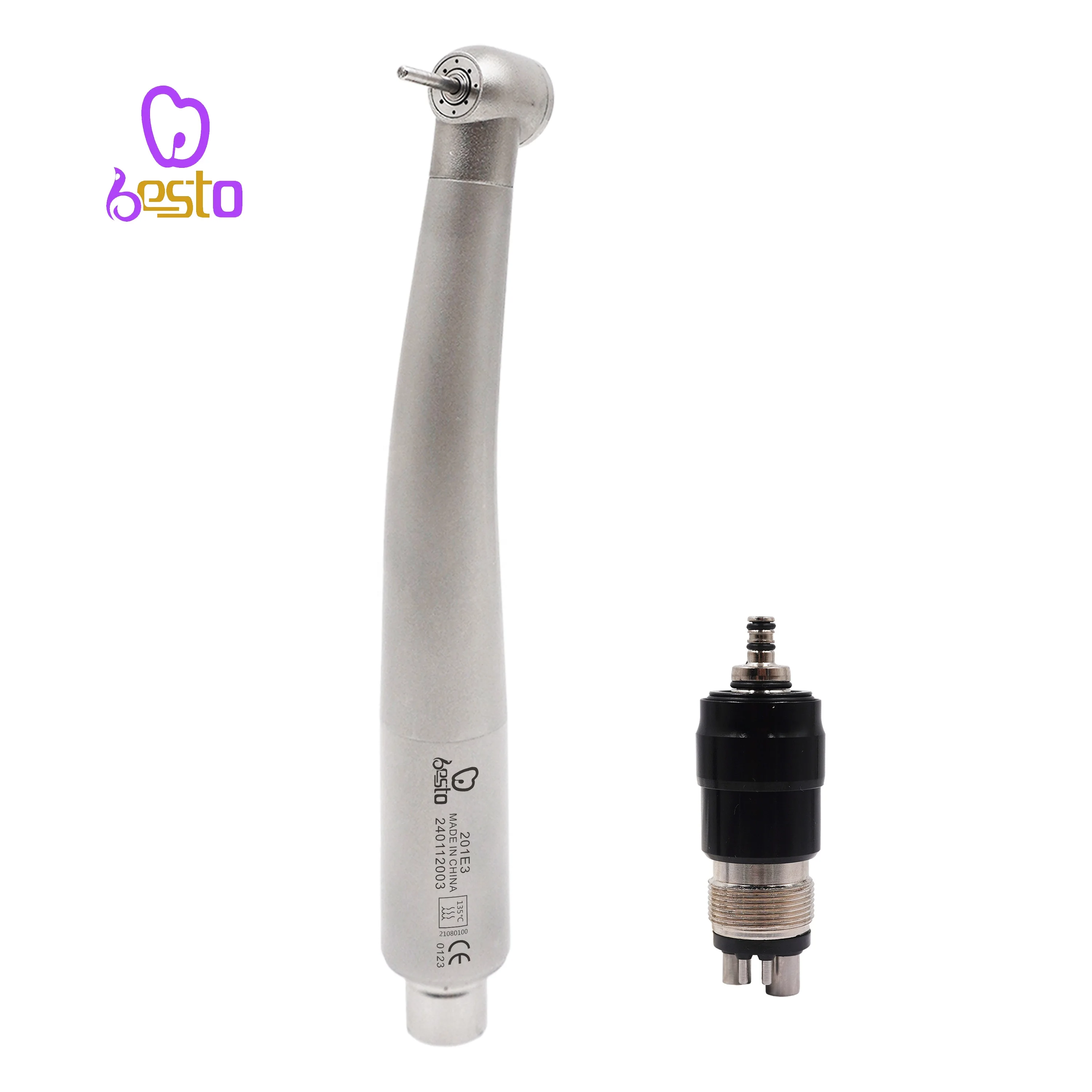 BESTO den tal Mini Head High Speed Handpiece Stainless Steel Turbine High Speed hand pieces den tistry Lab Instrument