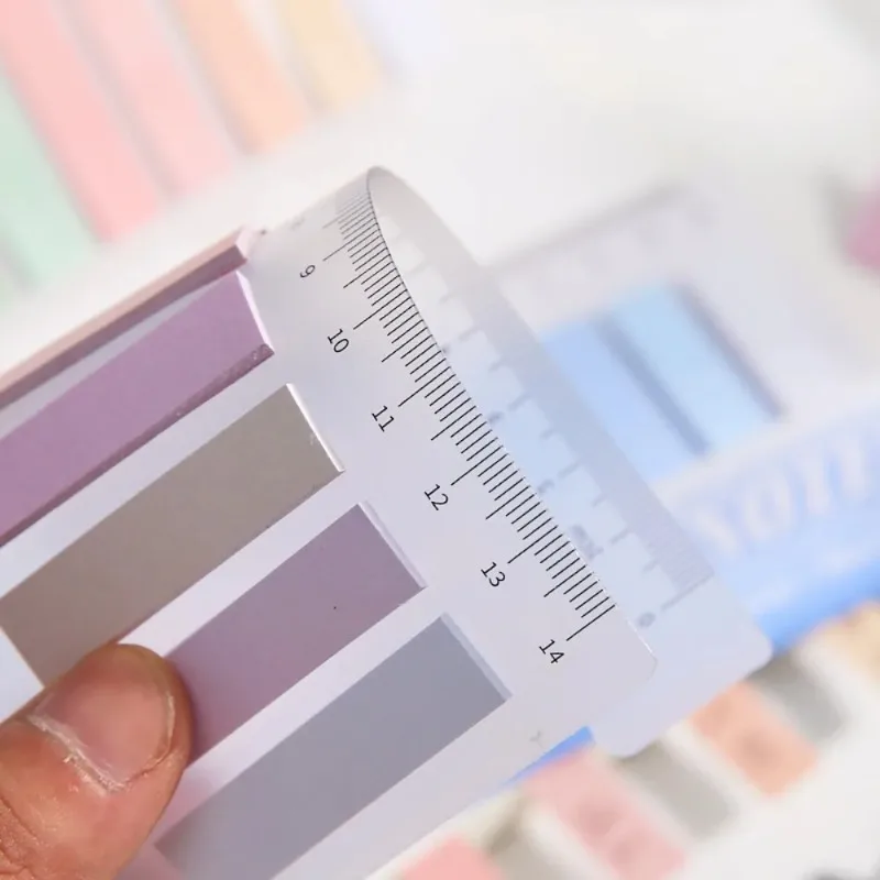 Mr. Paper 6 Style 10 Colors *20 Sheets 200pcs/ Pack PET Texture Simple Morandi Note Marker Stickers