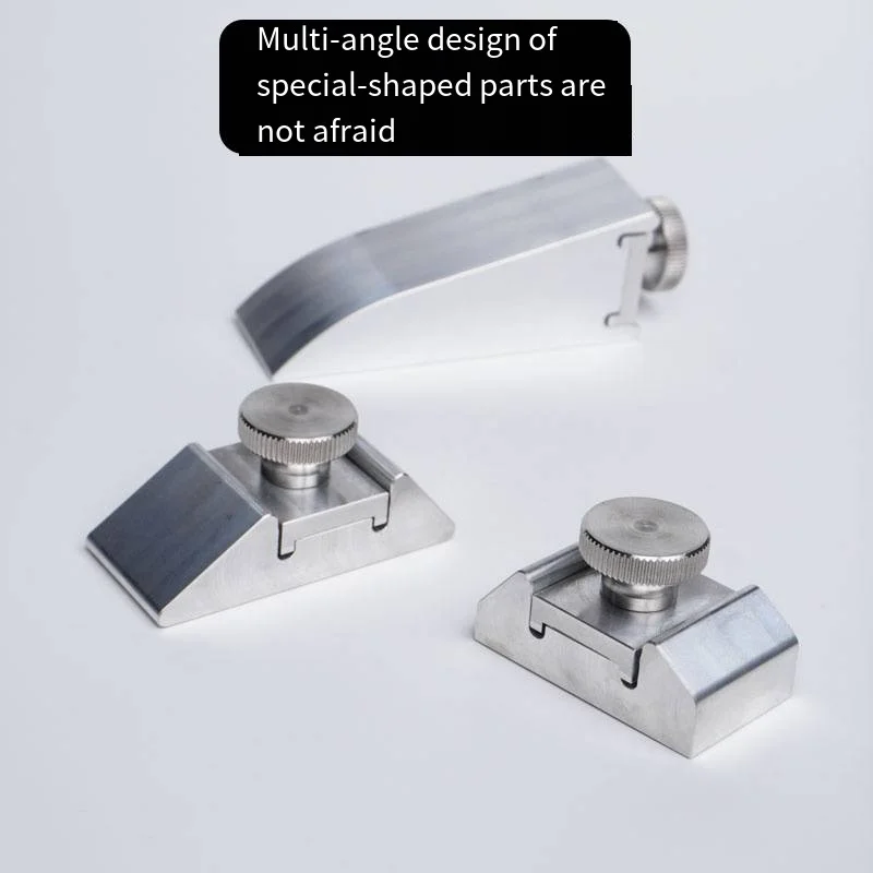 Durable Aluminum Alloy Sandpaper Rack Grinding Clip Inner Corner Plane Polishing Hand-Held Sandpaper Leather Edge Grinder