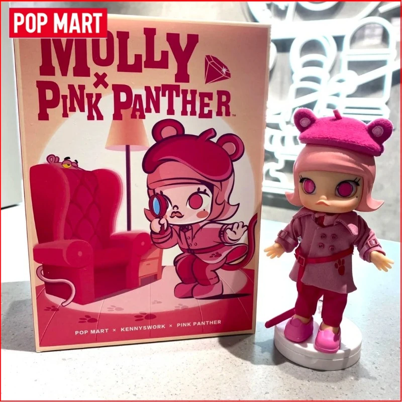 POP MART Molly 1/12Bjd and 1/8 Bjd Servant Rabbit Kindergarten Red