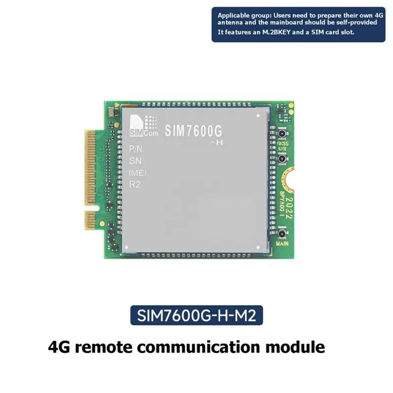 A25F-SIM7600G-H-M.2 Simcom 4G LTE Cat-4 Module Global Coverage GNSS M.2 Connector For Iot Tracking Embedded Applications