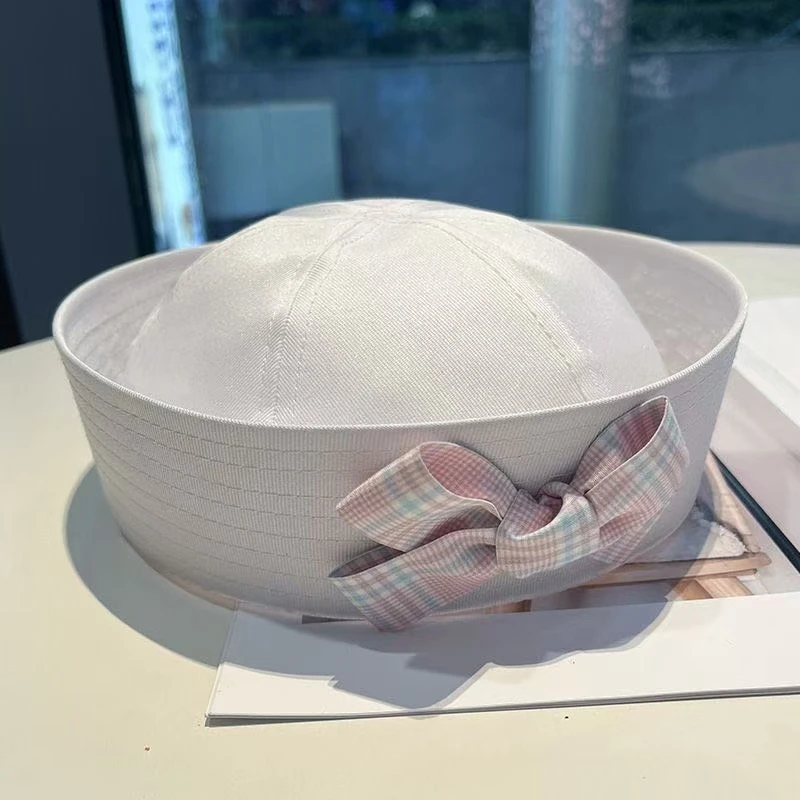 HongLuan Pink/White/Blue Sailor Hat for Beach, Captain Hats Halloween Woman, Rave Festivals Accessories ＆ Party Caps for Man view 3