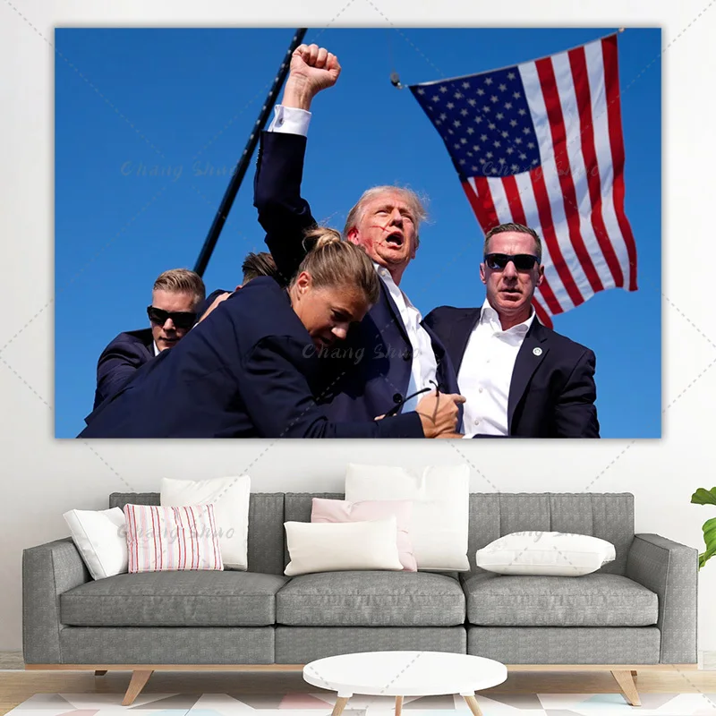 

Summer 2024 Trump Shooting Makes Me Stronger Photo Background Presidential Election Photography Banner Background Photo Gallery