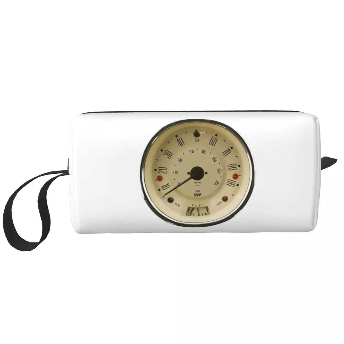 Bolsa de Maquiagem Smiths 90mph Speedo - Necessaire Branca Organizadora de Cosméticos Estojo de Beleza para Mulheres Estojo para Lápis
