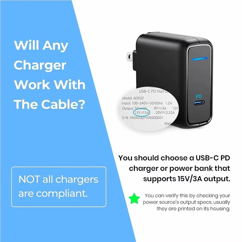 Fast Charging USB Type-C Power Supply for Microsoft Surface Pro 7 3 4 5 6 15V 3A PD Tablet Charger Adapter Cable Cord image 6