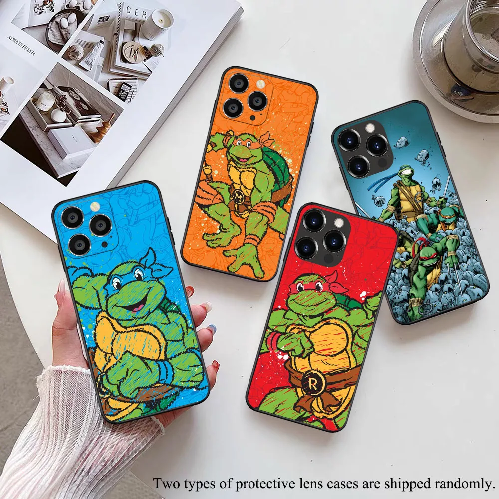 TV-51 Mutants Ninjas Turtles Soft Case For iPhone 5S SE 6 6S 7 8 11 X XS XR Plus Pro Max image 3