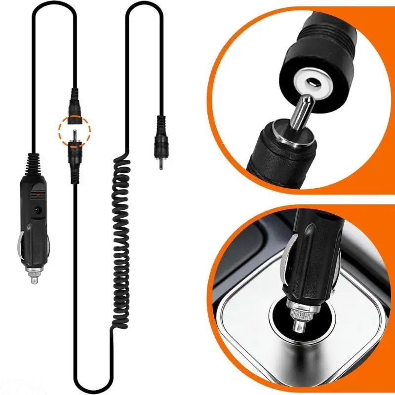 G7NA 12V Motorcycle Heated Helmet Plugs with Overload Helmet Connector for Winter Riding & Outdoor Adventures