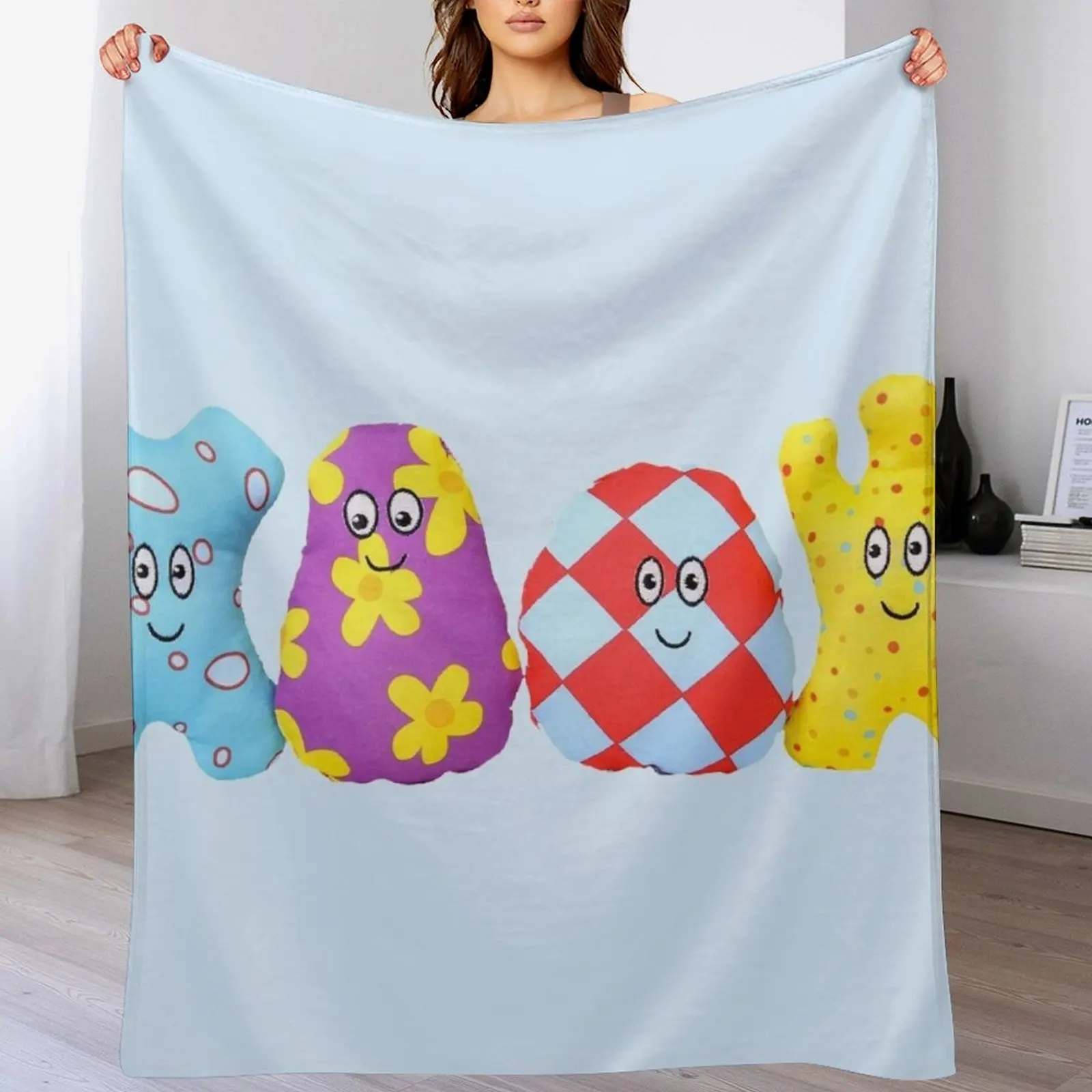 

The Haahoos In the night garden Throw Blanket Furry anime Soft Plaid Thins Blankets