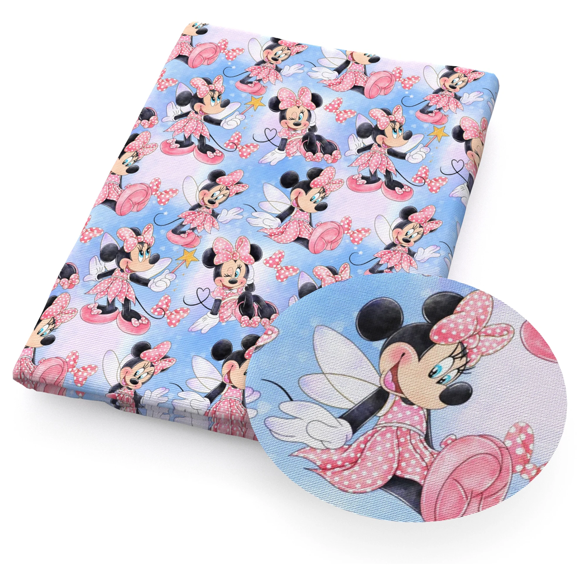 ديزني ميني 50*145 سنتيمتر خليط نسيج القطن والبوليستر الخياطة اللحف النسيج التطريز المواد DIY بها بنفسك اليدوية