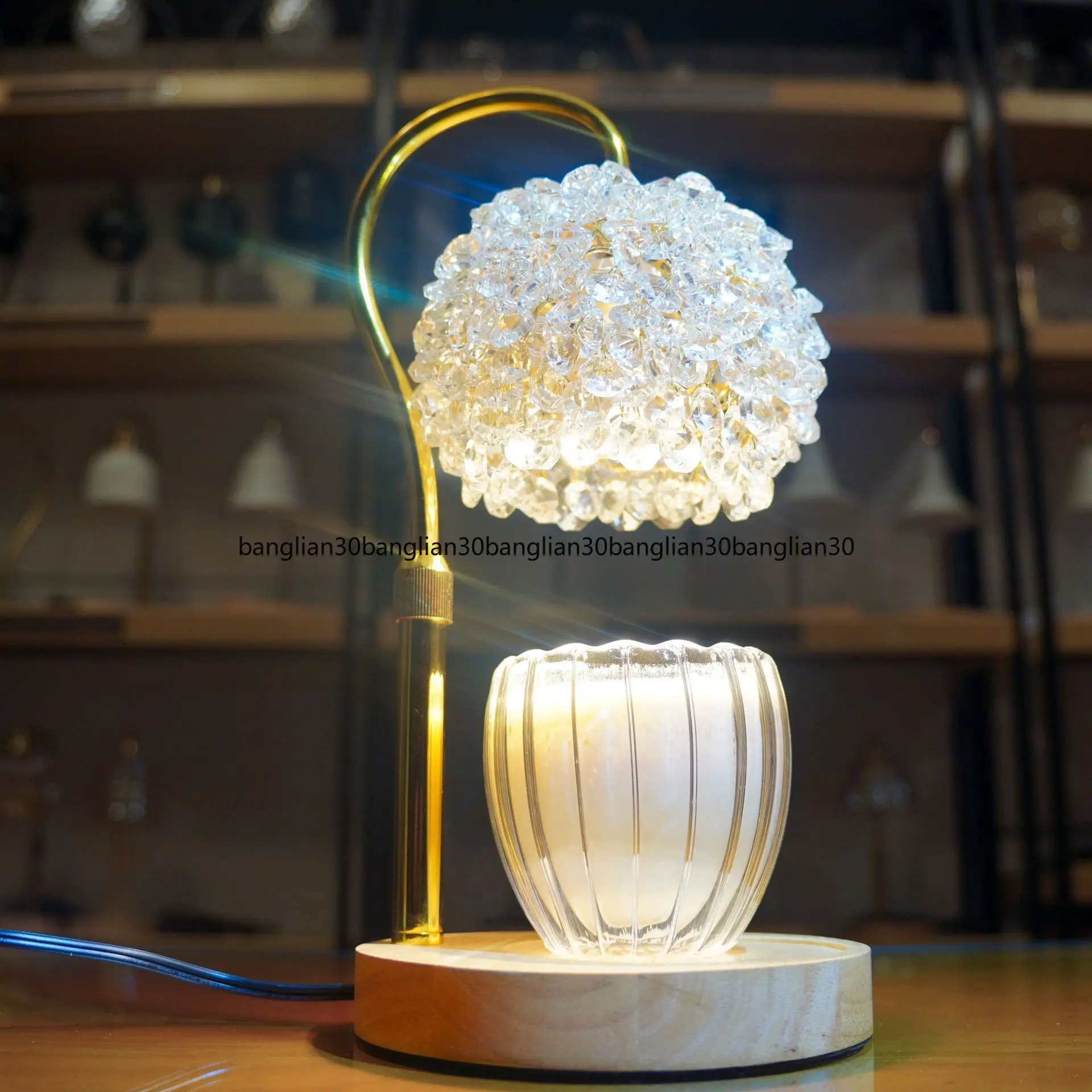 

Romantic Atmosphere Aromatherapy Night Crystal Aromatherapy Living Room Bedroom Bedhead Non Fire Aromatherapy Desk Lamp