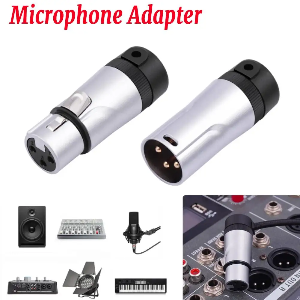Männlicher/Weiblicher 3-Pin XLR Lötanschluss Verstellbar 90° °   Rechtwinkliger 3-Pol XLR-Stecker Audio-Mikrofon DMX-Stecker Buchse