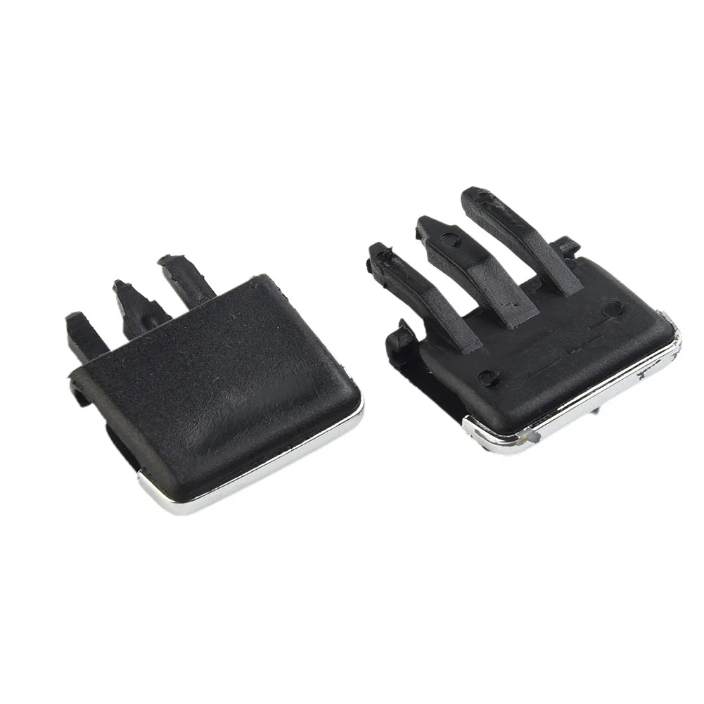 2X Car Air Conditioning Vent Outlet Tab Clip Black Louvre Blade Slice Clip For Toyota Corolla Car Center Dash A/c Vents