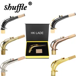 Alto Saxophone Neck Bent Brass Easy to Play Good Tone Neck Bent Professional Wind Instrument Accessories Alto Saxophone Parts