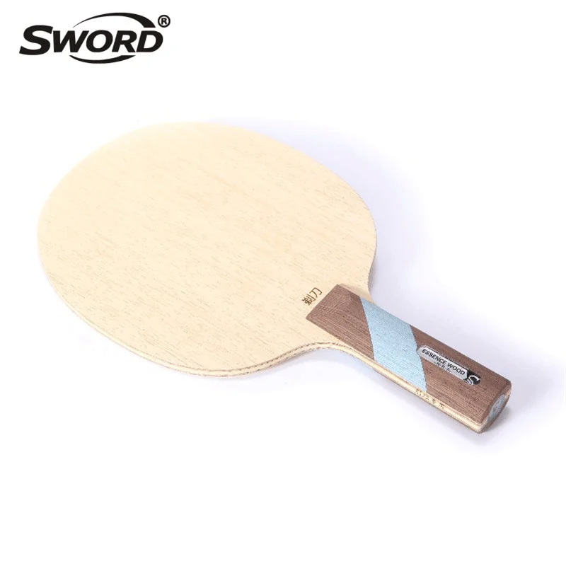 SWORD Razor Table Tennis Blade 7-Ply All Wood DEF Table Tennis Racket for Defensive Chopping Counter Attack Ping Pong Blade  ST