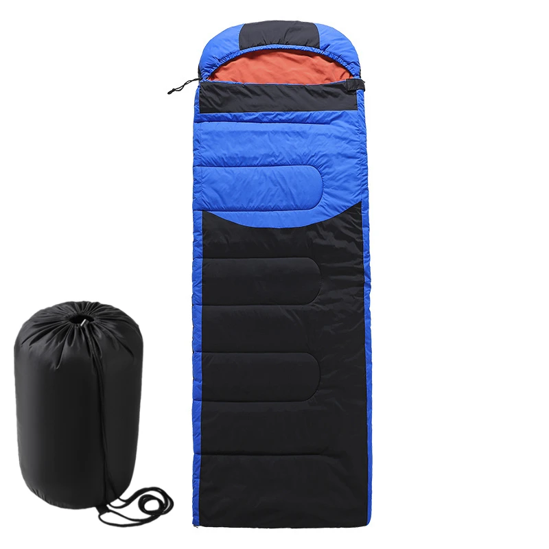 Winter Heated Down Cotton Sleeping Bag USB Heating Warm Thick Sleeping Bag Outdoor Camping Electric Heating Sleeping Bag