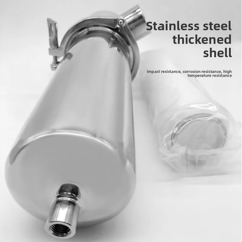 Stainless Steel Activated Carbon Filter Element Junior High Efficient Air Water Purification Oil Water 220V Oil-Free