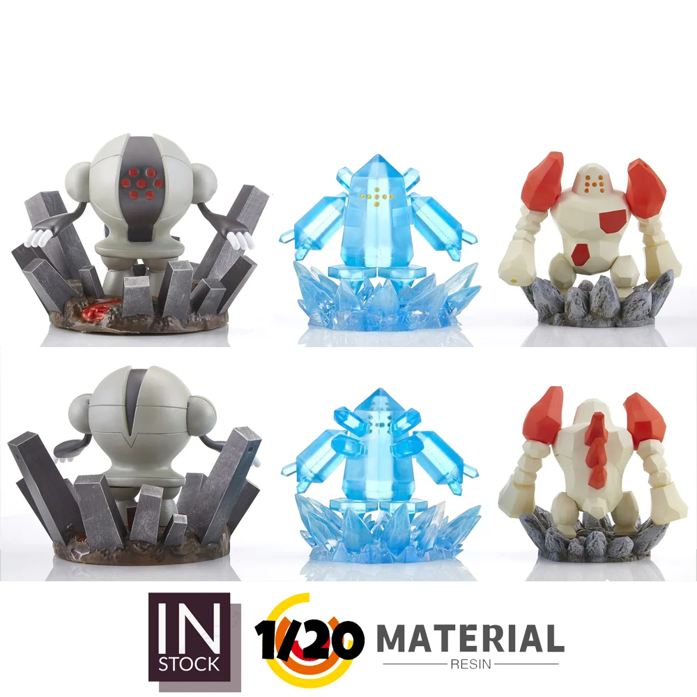 [In Stock] 1/20 Resin Figure [KING Studio] - Regirock & Regice & Registeel With Effect Base NO377-378-379